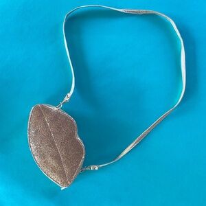 TOPSHOP Glitter Lips Bag